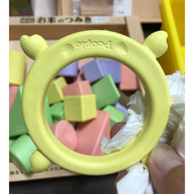 おこめのつみき❤ キッズ/ベビー/マタニティのおもちゃ(積み木/ブロック)の商品写真