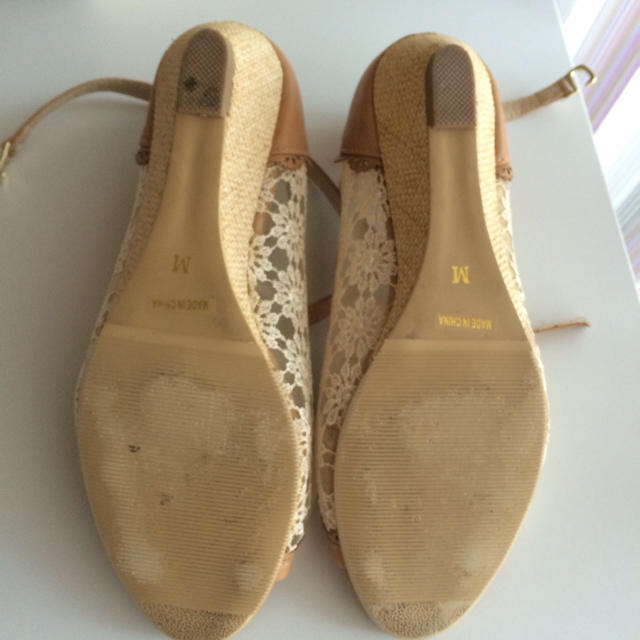 axes femme(アクシーズファム)のリボン付きレースパンプス中古 レディースの靴/シューズ(ハイヒール/パンプス)の商品写真