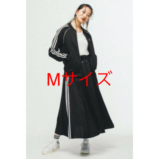 adidas(アディダス)のアディダス オリジナルス　ロングサテンスカート　Mサイズ レディースのスカート(ロングスカート)の商品写真