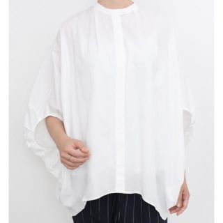 ビアズリー(BEARDSLEY)の専用　mizuiro-ind ミズイロインド マオカラータックスリーブシャツ(シャツ/ブラウス(半袖/袖なし))