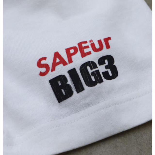 即完売★SAPEUR BIG3 Tee ホワイト XXLサイズ 2