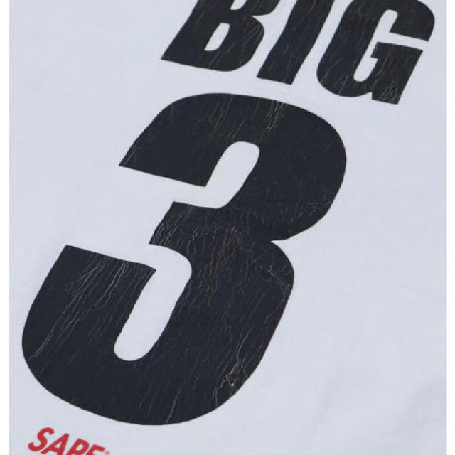 即完売★SAPEUR BIG3 Tee ホワイト XXLサイズ 3