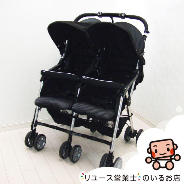 美品★1ヶ月から3才★二人乗りベビーカー★コンビ ツインスピンGC★combi