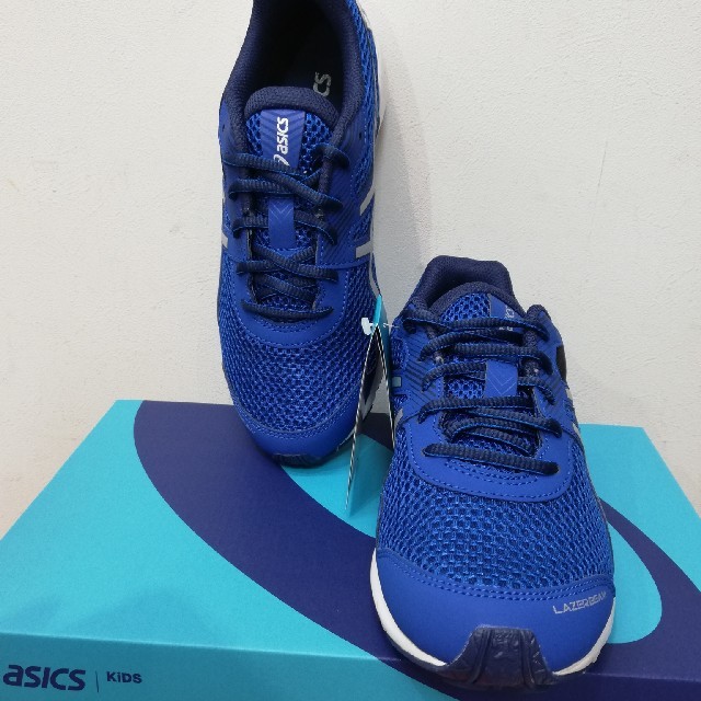 asics(アシックス)の新品アシックスレーザービーム/ジュニアスニーカー24,5 キッズ/ベビー/マタニティのキッズ靴/シューズ(15cm~)(スニーカー)の商品写真