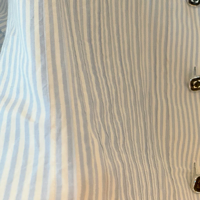 ストライプシャツ　オーダーメイド レディースのトップス(シャツ/ブラウス(長袖/七分))の商品写真