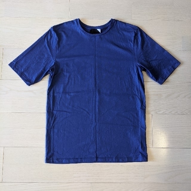 Demi-Luxe BEAMS(デミルクスビームス)のきゃりー様専用　BEAMS ATON パーフェクトスリーブＴシャツ　ブルー レディースのトップス(Tシャツ(半袖/袖なし))の商品写真