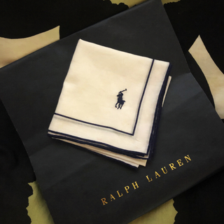 ラルフローレン(Ralph Lauren)のラルフローレンのハンカチ（紙袋付き）(ハンカチ/ポケットチーフ)