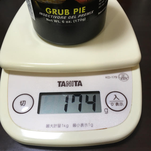 グラブパイ　昆虫食ペット用餌　(2019:9月) 174g その他のペット用品(爬虫類/両生類用品)の商品写真