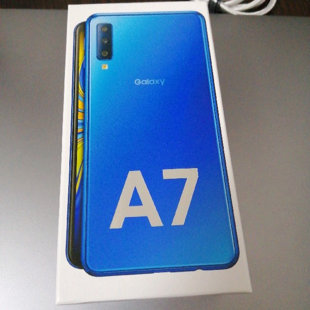 Galaxy A7 ブルー SIMフリー 新品未開封