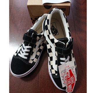 ヴァンズ(VANS)の新品☆ VANSオールドスクール チェッカー size22.0cm(スニーカー)