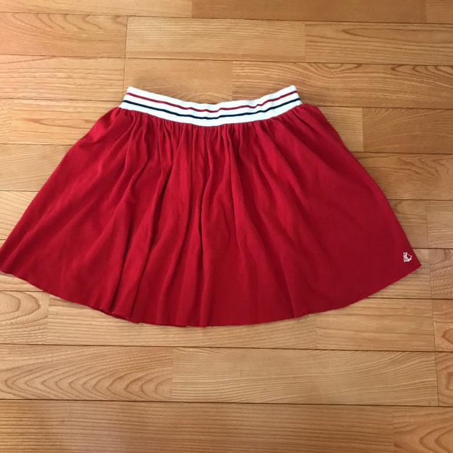 PETIT BATEAU(プチバトー)のプチバトーのフレアスカート 10ans 超美品 キッズ/ベビー/マタニティのキッズ服女の子用(90cm~)(スカート)の商品写真