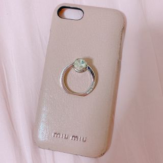 ミュウミュウ(miumiu)のりる♡様【10月1日までキャンセルなしお取り置き】(iPhoneケース)