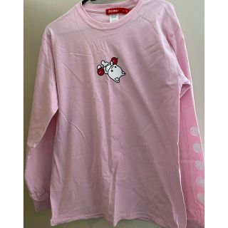 キューン(CUNE)のCUNE   ロングTシャツ  ピンク(Tシャツ/カットソー(七分/長袖))