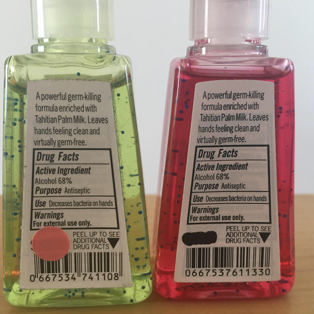 Bath & Body Works(バスアンドボディーワークス)のBath&Body Works ハンドジェル29ml×2個 コスメ/美容のボディケア(ボディソープ/石鹸)の商品写真