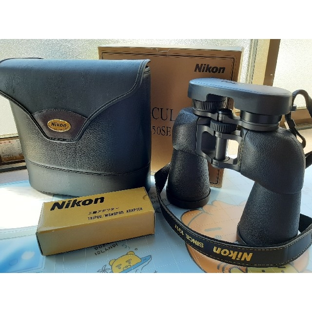 Nikon BINOCULARS 12×50SE・CF 双眼鏡、三脚アダプター