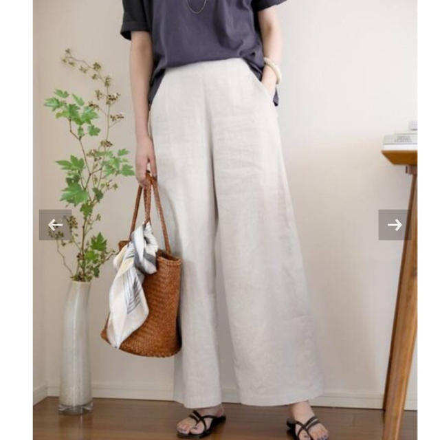 UNISEX S/M 新品タグ付き イエナ生成ワイドパンツ | www