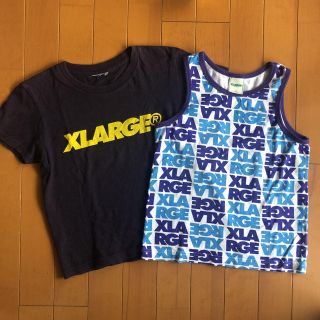 エクストララージ(XLARGE)のエクストララージ キッズ　6T 120cm 半袖Ｔシャツ＆タンクトップセット(Tシャツ/カットソー)