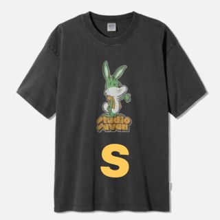 ジーユー(GU)のGU ✖️ STUDIO SEVEN ビッグT グレー　Sサイズ(Tシャツ/カットソー(半袖/袖なし))