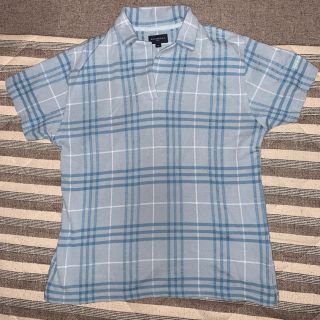 バーバリー(BURBERRY)の美品　バーバリーゴルフ　ノバチェック半袖　M(シャツ/ブラウス(半袖/袖なし))