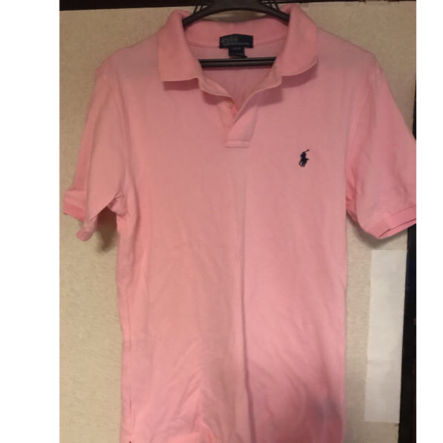 POLO RALPH LAUREN(ポロラルフローレン)の美品　Ralph Lauren ポロシャツ　ピンク　Lサイズ メンズのトップス(ポロシャツ)の商品写真