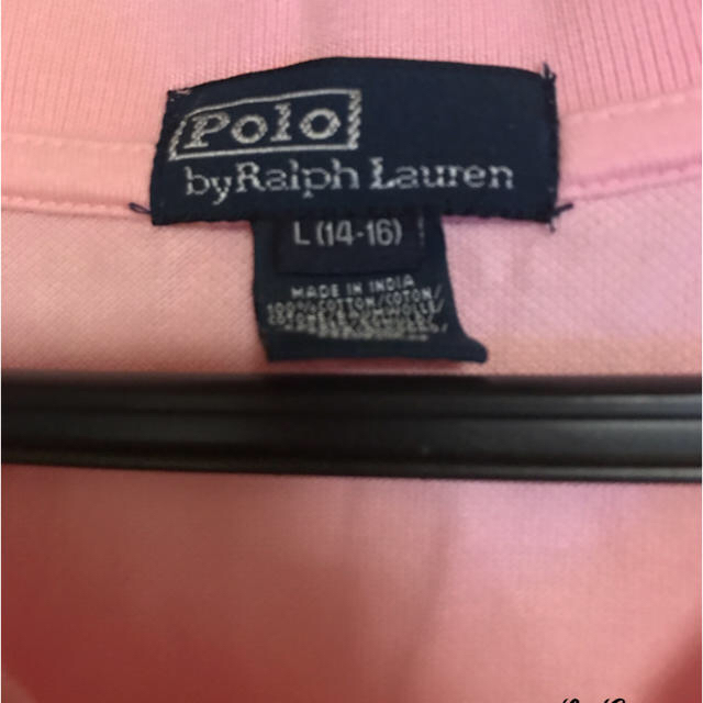 POLO RALPH LAUREN(ポロラルフローレン)の美品　Ralph Lauren ポロシャツ　ピンク　Lサイズ メンズのトップス(ポロシャツ)の商品写真