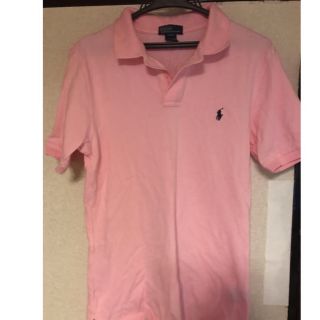 ポロラルフローレン(POLO RALPH LAUREN)の美品　Ralph Lauren ポロシャツ　ピンク　Lサイズ(ポロシャツ)