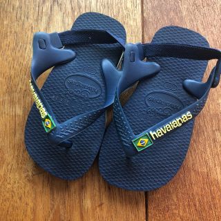 ハワイアナス(havaianas)のビーサン　ネイビー(サンダル)