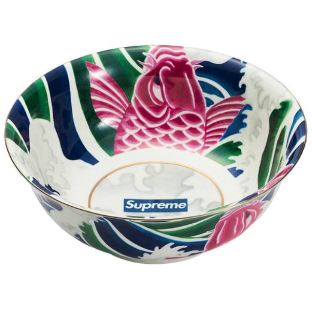 【新品未使用】Supreme Waves Ceramic Bowl