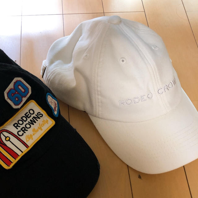 RODEO CROWNS(ロデオクラウンズ)のrodeo crownキャップ♡ホワイト レディースの帽子(キャップ)の商品写真