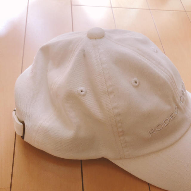 RODEO CROWNS(ロデオクラウンズ)のrodeo crownキャップ♡ホワイト レディースの帽子(キャップ)の商品写真