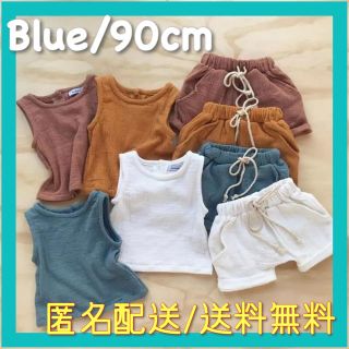 リネン ベビー服 セットアップ 韓国 海外輸入品(ロンパース)