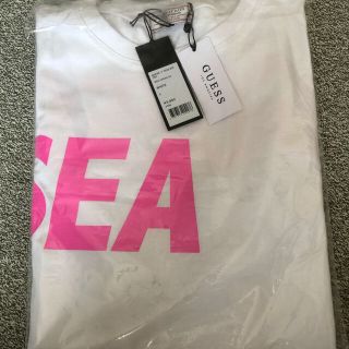 ゲス(GUESS)のwind and sea × GUESS Tシャツ　Lサイズ(Tシャツ/カットソー(半袖/袖なし))