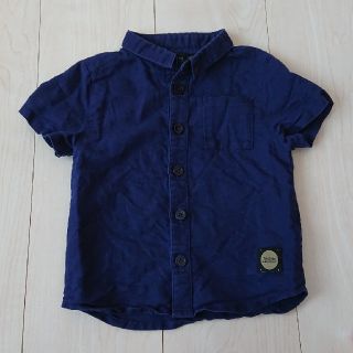 フタフタ(futafuta)の半袖麻シャツ futafuta BLACK CLOSET 90サイズ(Tシャツ/カットソー)