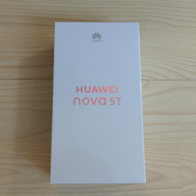 HUAWEI nova 5T パープル　国内版新品未開封SIMフリー　128GB スマホ/家電/カメラのスマートフォン/携帯電話(スマートフォン本体)の商品写真