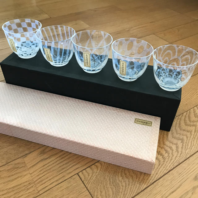 大正浪漫硝子 冷茶五客揃 新品未使用 www.krzysztofbialy.com