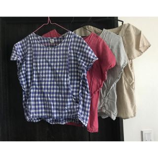 モーハウス(Mo-House)のモーハウス 授乳服 ４枚セット　サイズＬ　マタニティウェア(マタニティウェア)