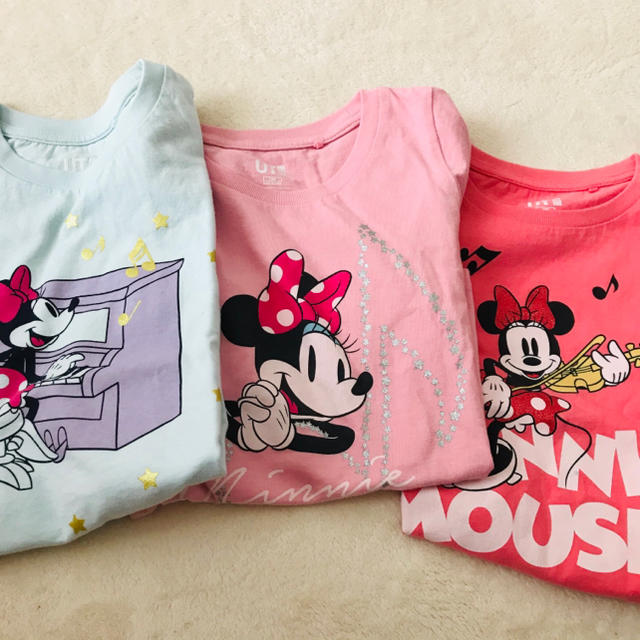 UNIQLO(ユニクロ)のミニー  Tシャツ キッズ/ベビー/マタニティのキッズ服女の子用(90cm~)(Tシャツ/カットソー)の商品写真