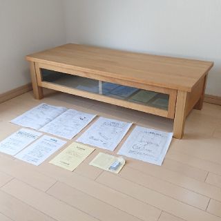 ムジルシリョウヒン(MUJI (無印良品))の[トミー0701様専用]無印良品 無垢材テレビボード(棚/ラック/タンス)