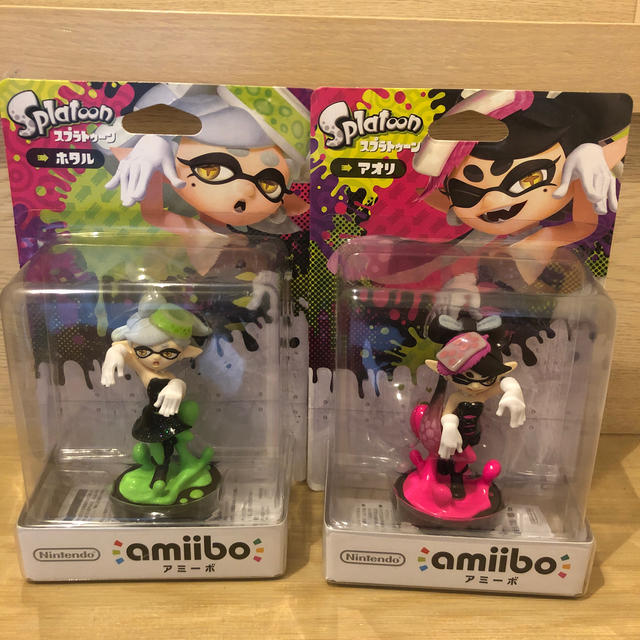 Nintendo Switch(ニンテンドースイッチ)のamiibo スプラトゥーン　アオリ　ホタル　セット エンタメ/ホビーのフィギュア(ゲームキャラクター)の商品写真