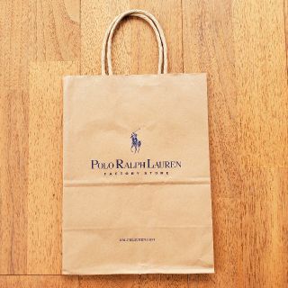 ポロラルフローレン(POLO RALPH LAUREN)のポロラルフローレン　紙袋　ショップ袋　茶色(ショップ袋)