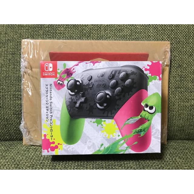 Nintendo Switch(ニンテンドースイッチ)のNintendo Switch Proコントローラ スプラトゥーン2エディション エンタメ/ホビーのゲームソフト/ゲーム機本体(その他)の商品写真