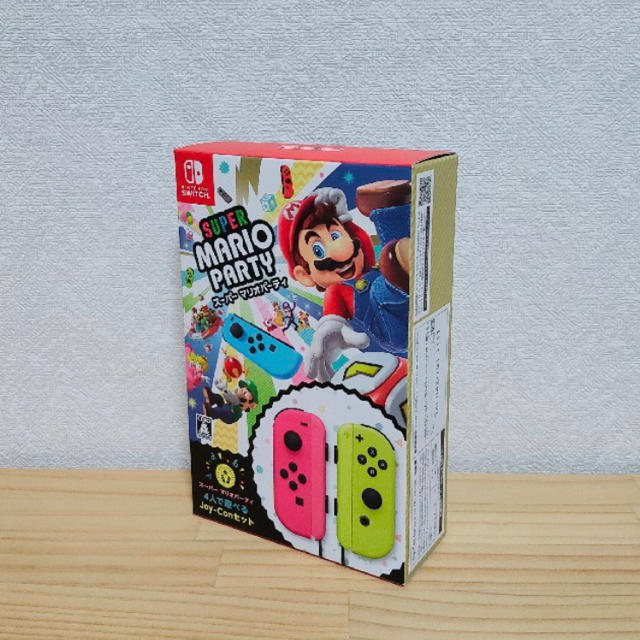 Nintendo Switch(ニンテンドースイッチ)のスーパー マリオパーティ 4人で遊べる Joy-Conセット Switch エンタメ/ホビーのゲームソフト/ゲーム機本体(家庭用ゲームソフト)の商品写真
