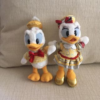 デイジー(Daisy)のTDL 30th ぬいぐるみバッジ ドナルド&デイジー(キャラクターグッズ)