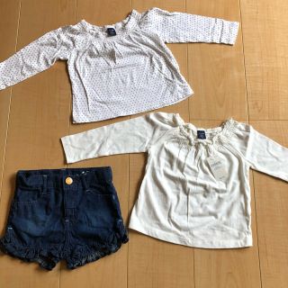 ベビーギャップ(babyGAP)のbabygap 3点セット　長袖トップス　デニムパンツ(その他)