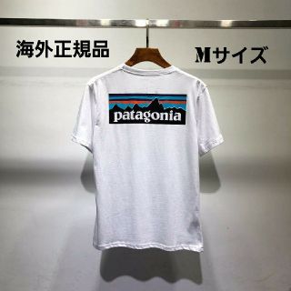 パタゴニア(patagonia)の海外正規品　即日発送　patagonia　半袖Tシャツ　白　黒　Mサイズ(Tシャツ/カットソー(半袖/袖なし))