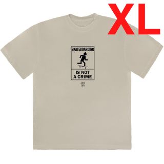 正規品 TRAVIS NOT A CRIME TEE GREY(Tシャツ/カットソー(半袖/袖なし))