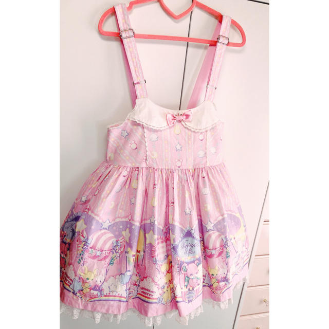 Angelic Pretty☆CottonCandyShop ピンク サロペット
