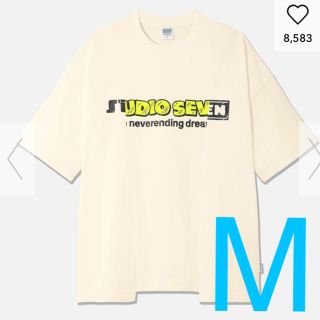 ジーユー(GU)のGU × STUDIO SEVEN コラボ　切り替えビッグT(Tシャツ/カットソー(半袖/袖なし))