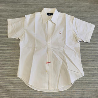 ラルフローレン(Ralph Lauren)のラルフローレン 半袖シャツ classic fit 白 綿 クリーニング済LL(シャツ)