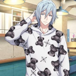 MILKBOY - TRAVAS TOKYO IDOLiSH7 四葉環 着用 くま パーカーの通販 by MILKBOY - TRAVAS TOKYO IDOLiSH7 四葉環 着用 くま パーカーの通販 by